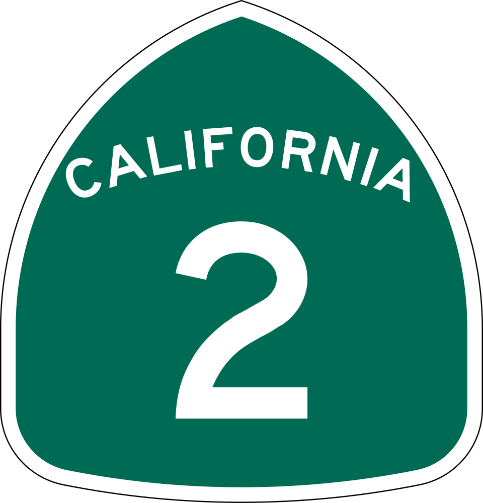 California Route 2 shield