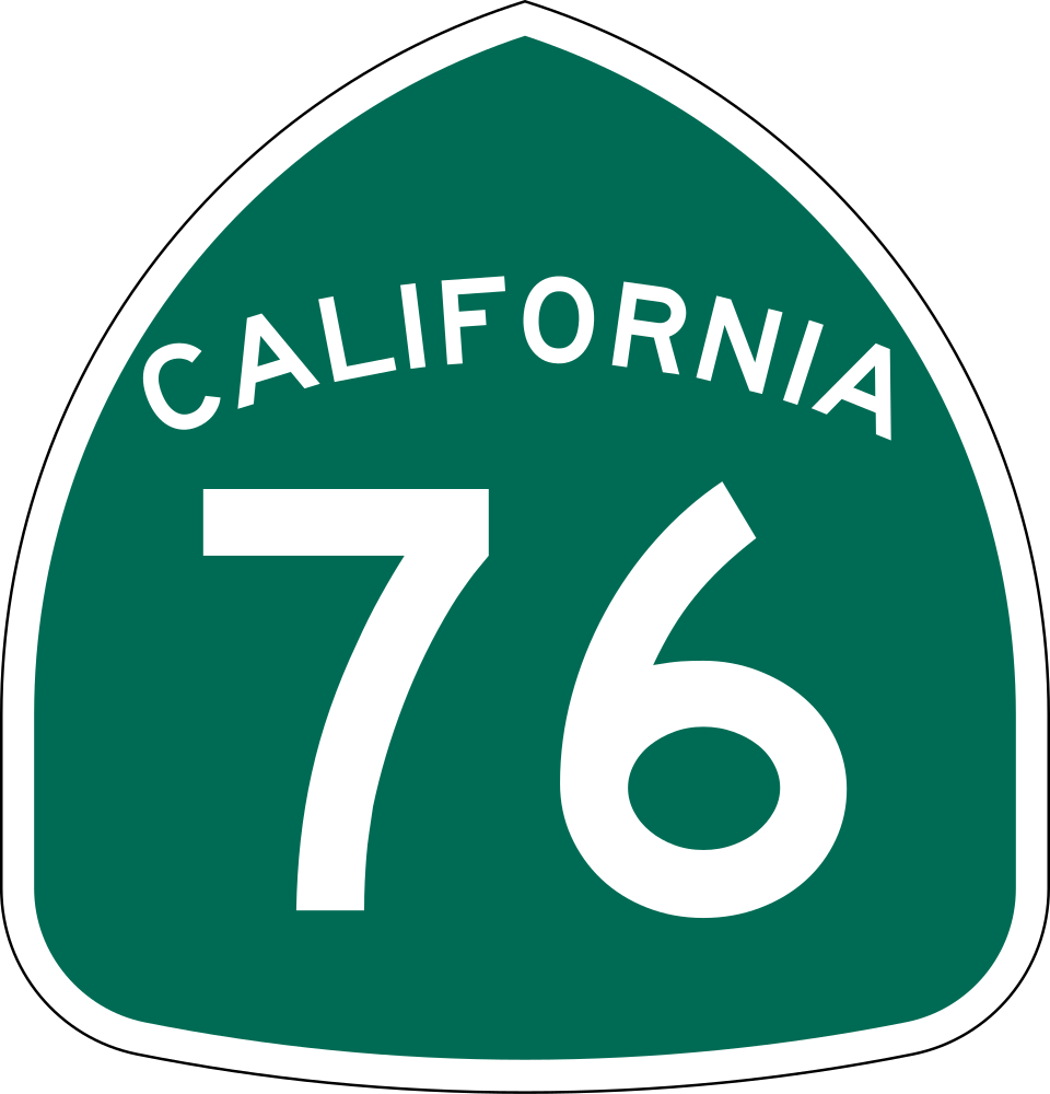 California Route 76 shield