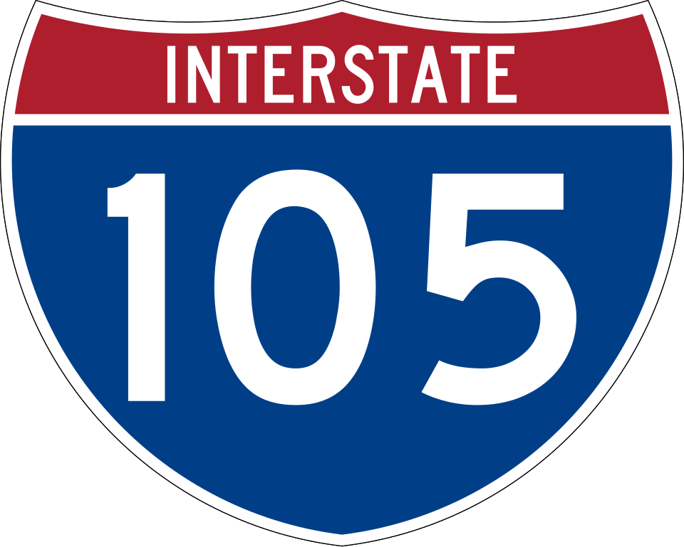 I-105 shield