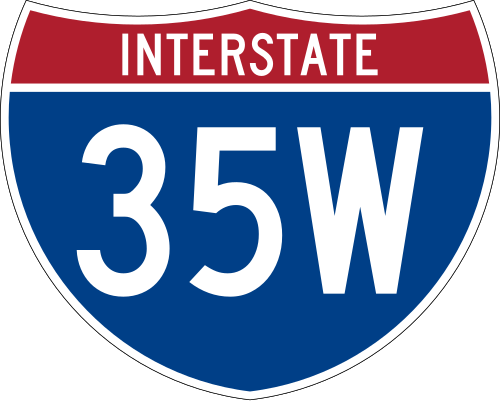 I-35W shield
