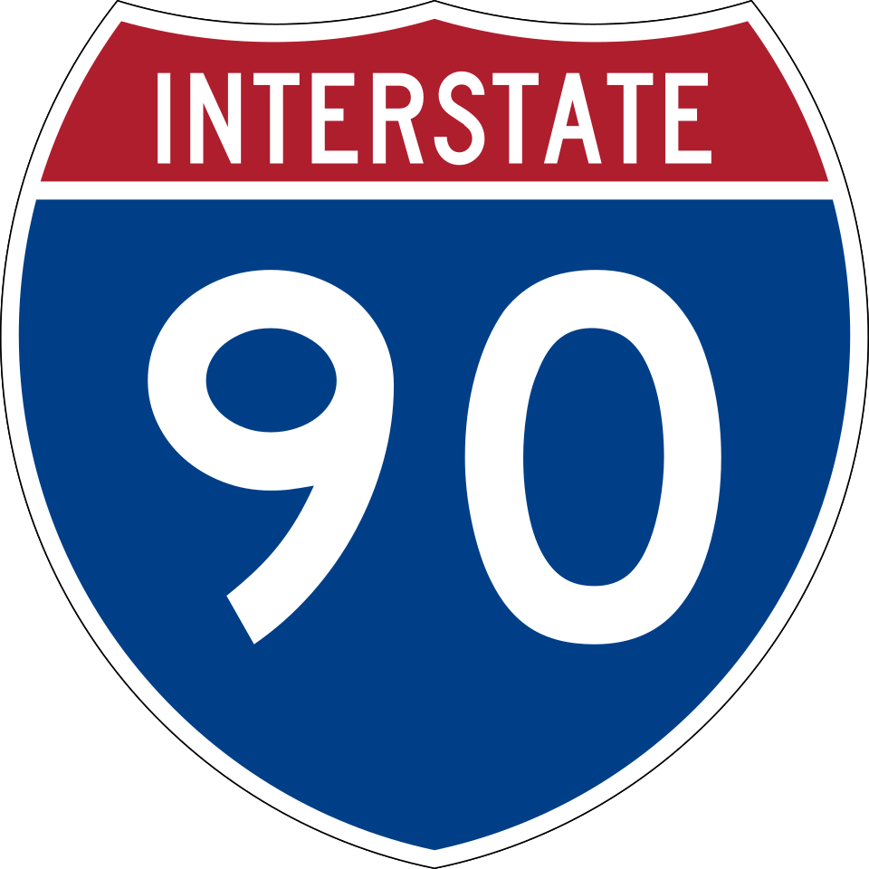 Interstate 90 / Massachusetts Turnpike shield