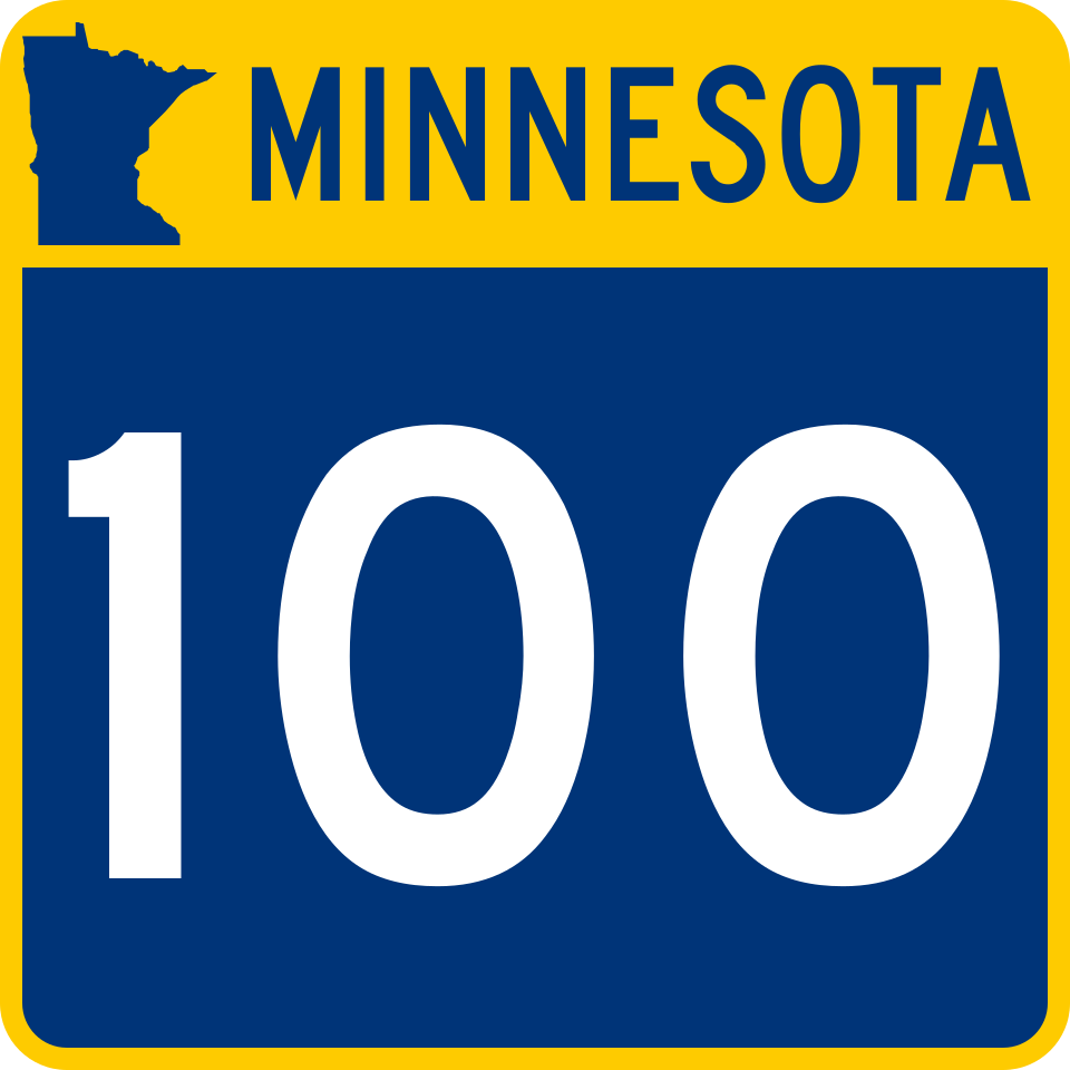 Minnesota Highway 100 shield