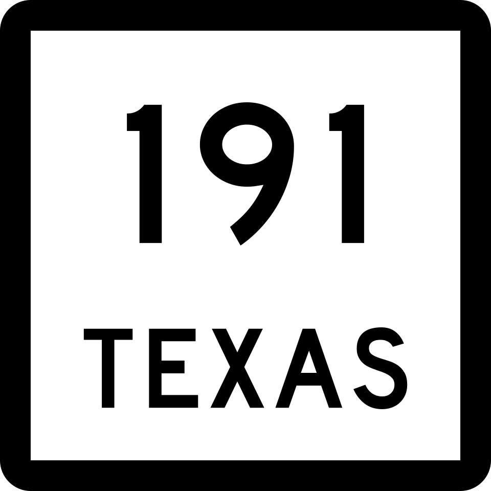 Texas Highway 191 shield