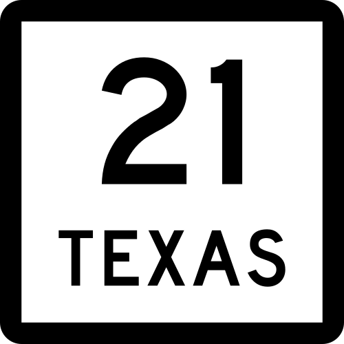 Texas Route 21 shield