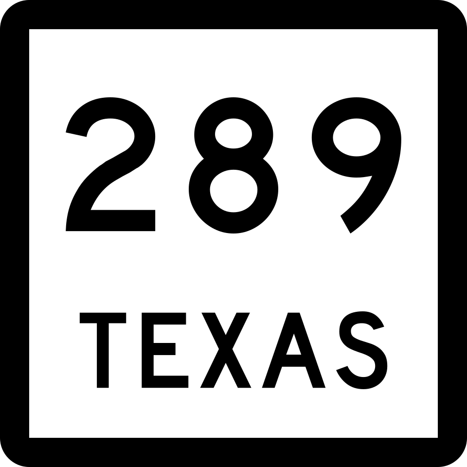 SH 289 shield