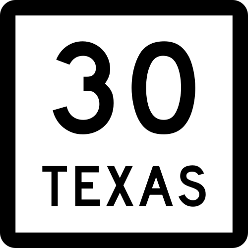 Texas State Highway 30 shield