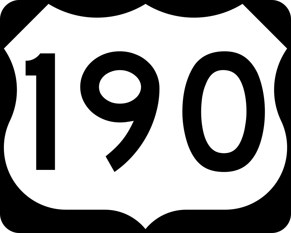 US-190 shield