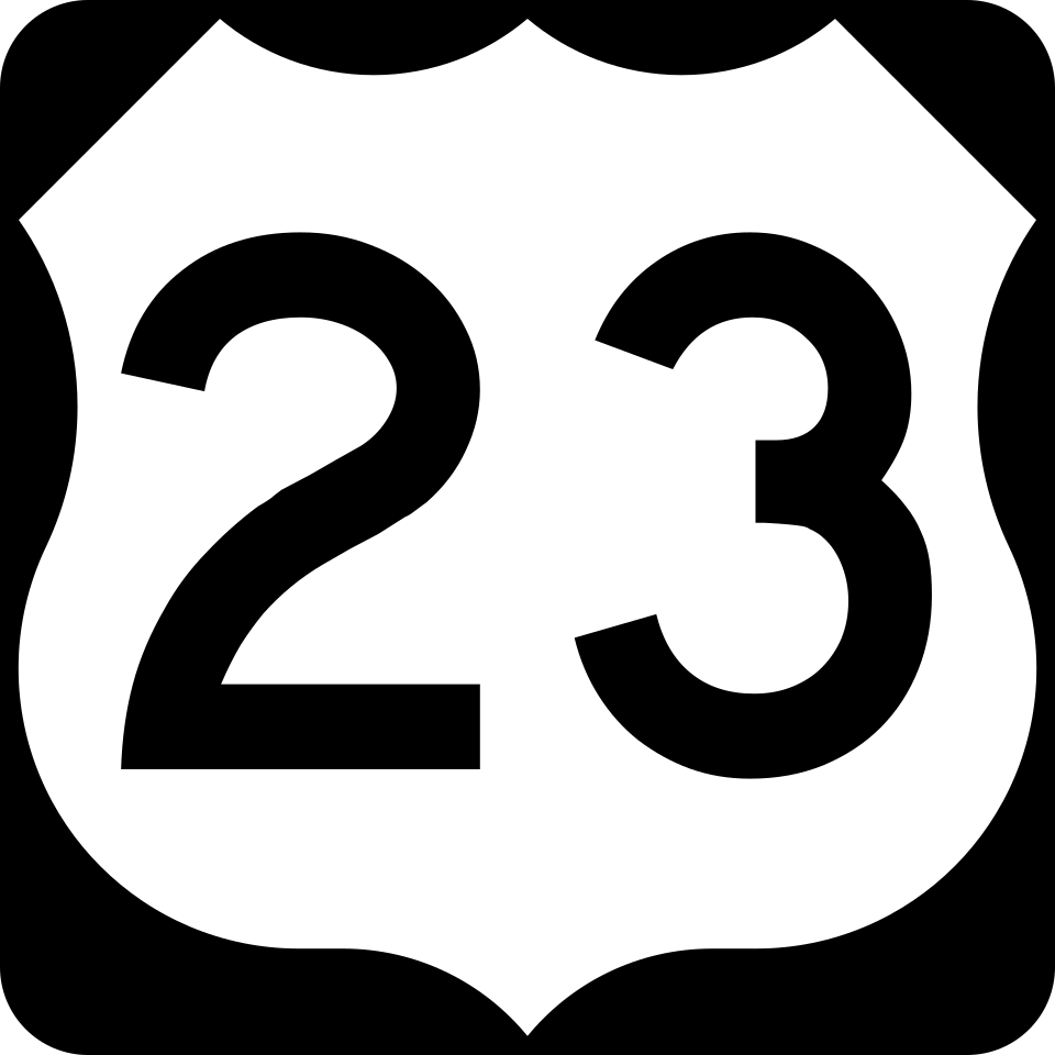 US 23 shield