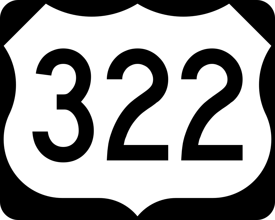 US-322 shield