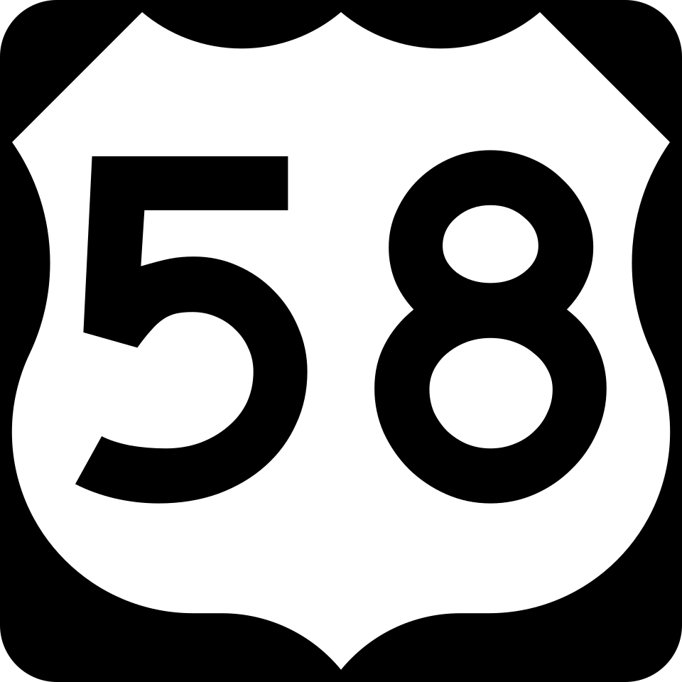 US 58 shield